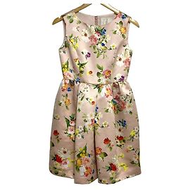 Autre Marque Chesty Satinkleid mit Blumenprint