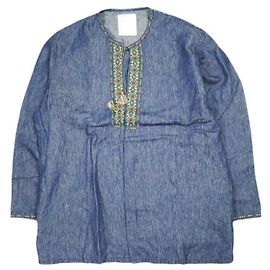 Autre Marque Camicia pullover BLACKBIRD in lino e cotone