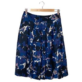 Falda con estampado floral Aquascutum