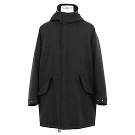 Abrigo Loro Piana de cashmere y visón recortado Smooth Melton