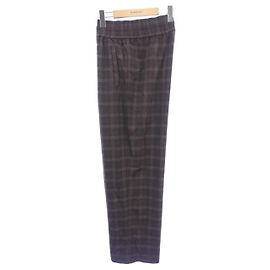 Autre Marque Ganni Karohose braun