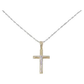 Autre Marque Collar de Cruz LuxUness Au750 Oro