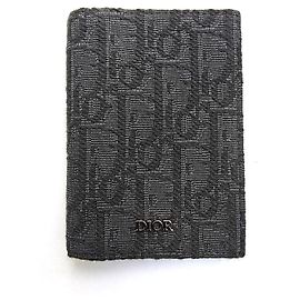 Dior Bifold Card Holder Black Dior Oblique Jacquard