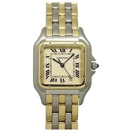Reloj Cartier Panthère MM 3-Row Date Two-Tone