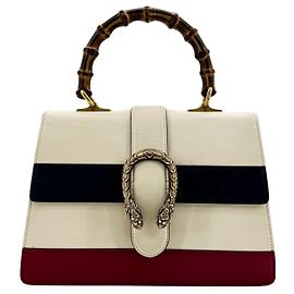 Gucci Dionysus Bamboo Top Handle Colorblock Leather Medium