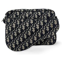 Christian Dior Saddle Tripple Oblique Canvas medium