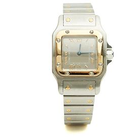 Cartier Santos Galbée Lady Uhr Stahl/Gold