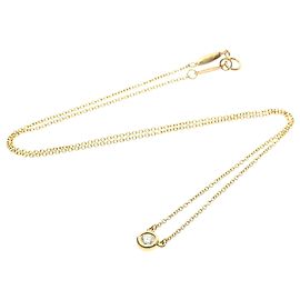 Tiffany & Co. Elsa Peretti Pendente Diamonds By The Yard in oro rosa 18K con diamante a pera