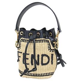 Borsa a spalla Fendi Mini Montresor Cloche