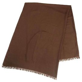 Hermès Hermes Stola aus Kaschmir und Wolle in Braun