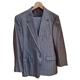 Yves Saint Laurent Grey pinstripe wool suit