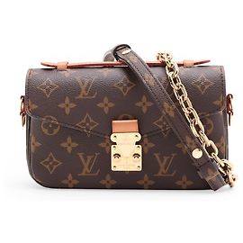 Louis Vuitton Metis East West Canvas Flap Crossbody Monogram Reverse