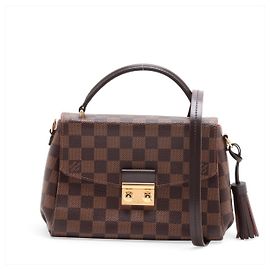 Louis Vuitton Croisette Canvas Top-handle Crossbody Damier Ebene