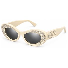 Valentino VLS-178E Occhiali da sole ovali cristalli Limited Edition