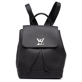 Zaino Louis Vuitton Lockme in pelle Taurillon nera