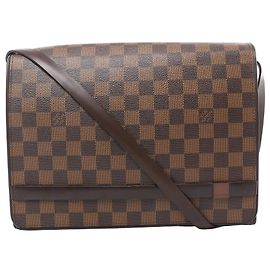 Borsa a Tracolla Louis Vuitton Tribeca Carré Damier Ebene Marrone N51161