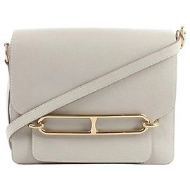 Hermès Hermes Sac Roulis 23 Evercolor Crossbody Bag in Pearl Gray C: 2018