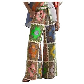 Autre Marque ALÉMAIS Trippy Troppo Leinenhose Wide-Leg