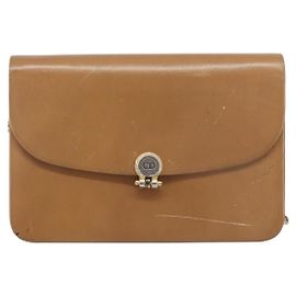 Christian Dior Vintage CD Chain Flap Leather