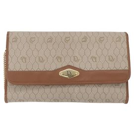 Christian Dior Vintage Honeycomb Canvas