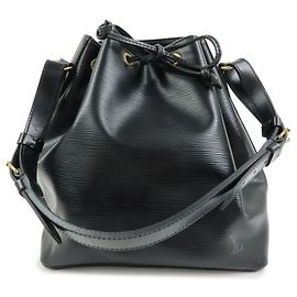 Louis Vuitton Epi Petit Noe Schultertasche Noir Black M44102