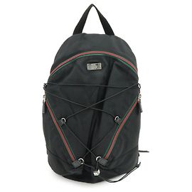 Zaino GUCCI Sherry Canvas Leather Black 122349