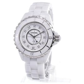 Chanel J12 Quartz Keramik und Edelstahl mit Diamantmarkierungen 33