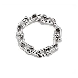 Pulsera Tiffany & Co. HardWear 750 Oro Blanco Diamantes 18kt Lujo