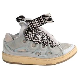 Sneakers Lanvin in pelle blu