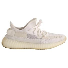 Sneakers Yeezy bianche in tessuto taglia 38
