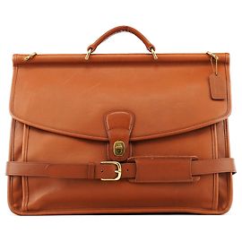 Coach Bolsa Metropolitan 2-Way 5266 em couro de curtimento glove castanho claro