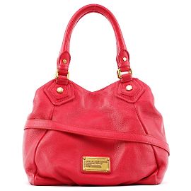 Marc by Marc Jacobs Classic Q Fran 2-Way Tasche aus rosa Leder