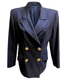Christian Dior midnight blue tailored jacket