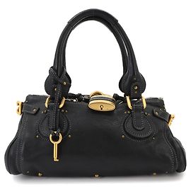 Borsa Chloé Paddington in pelle nera