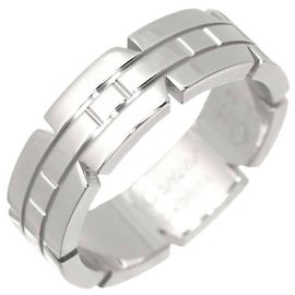 Anello Cartier Tank Française in oro bianco 18K