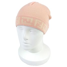Gorro de malha de lã Fendi Zucca Pattern