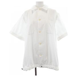 Camicia in cotone bianca Sacai