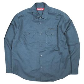 Supreme SNOW WHITE Work Shirt Camisa de Manga Longa