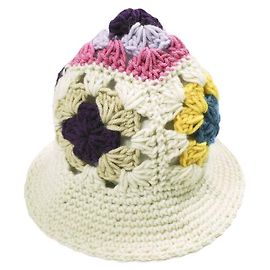 Autre Marque G.B CALIFORNIA FLOWER BUCKET HAT Knit Bucket Hat