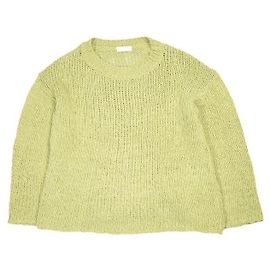 Autre Marque BEAUTY&YOUTH UNITED ARROWS Low Gauge Loose Slub Strick aus Baumwolle und Leinen