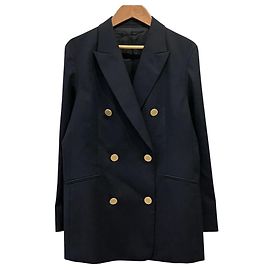 Autre Marque Chaqueta 23ku de gabardina de lana elástica