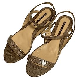 Autre Marque Sandali Espadrille in pelle Pellico