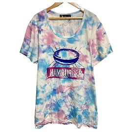 Autre Marque Camiseta Tie-dye Hysteric Glamour con estampado Andy Warhol Hamburger