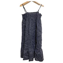 Autre Marque HUG O WAR Dot Dress Kleid Blau Navy