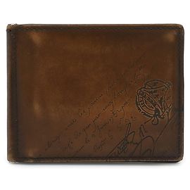 Cartera de piel Berluti Calligraphy Scritto