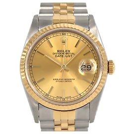 Rolex Datejust Stainless Steel Yellow Gold