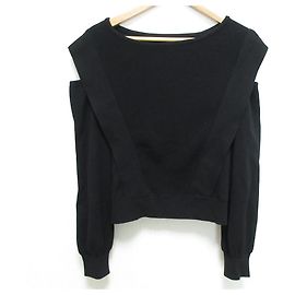 Autre Marque Diagram Open Shoulder Knit