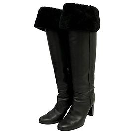Autre Marque Botas largas de piel de oveja GINZA Kanematsu