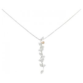 Autre Marque Collana Damiani 750 White Gold 750 Pink Gold Diamanti