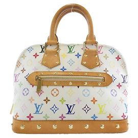 Louis Vuitton Alma Handtasche aus beschichtetem Canvas